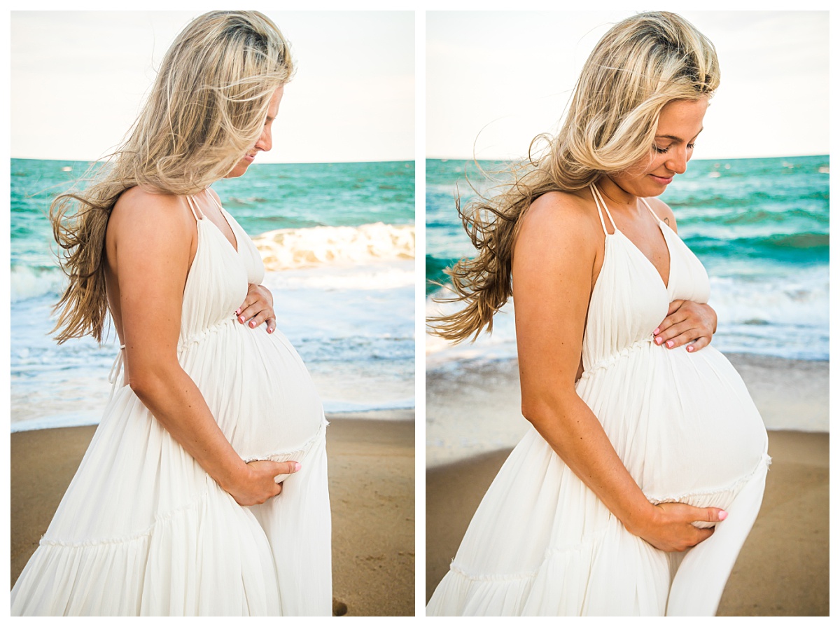 maternity, maternity photographer, maternity dress, virginia, virginia beach, virginia beach maternity photographer, sandbridge, beach, children,